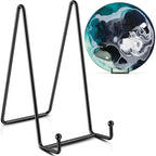 Iron Art Magazine Display Stand Dish Rack Plate Bowl Picture Frame Photo Book Pedestal Holder Home Decoration Storage Ornaments