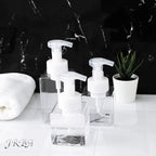 250ml/450ml Large Capacity Foam Bottles Dispenser Plastic Pump Bottles Mini Empty Soap Refillable Bottle Travel Shampoo Foaming