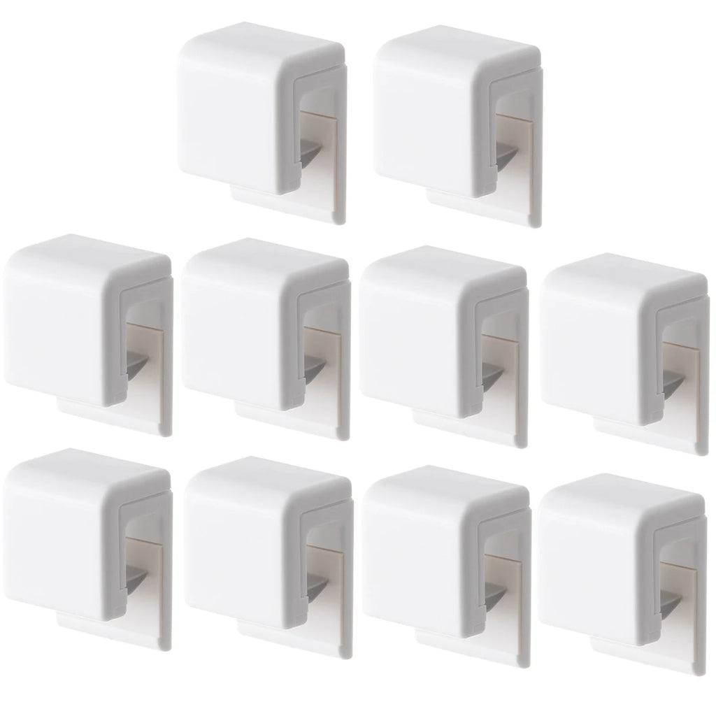 3/5/10PCS Punch-free Toothpaste Storage Rack Multifunctional Bathroom Facial Cleanser Clip Towel Rack for Kitchen Wall Hanging