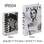 Luxury Fake Books Home Decoration Accessories for Living Room Fashion Fake Book Storage Box Simple Nordic Coffee Table Books