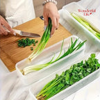 Storage Box Fresh-keeping Food Storage Container Cold Refrigerator Sealed Kitchen Fresh Fruit Storage Box with Lid Jars