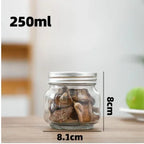 1PC Mason Jars with Lids, Wide Mouth Glass Jars for Canning, Centerpieces, Pickling, Storage, Food Meal Prep, Salad, Jam