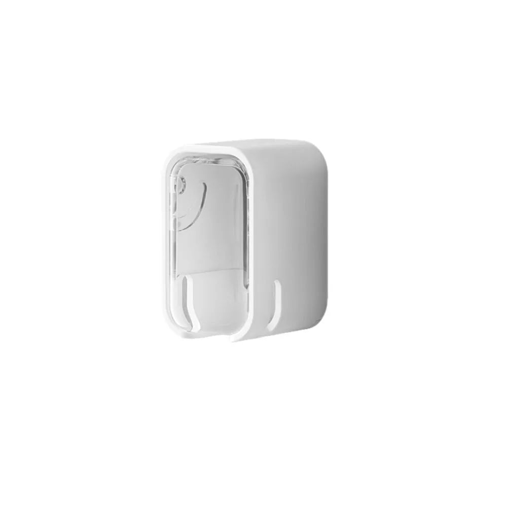 Portable Dustproof Toothbrush Holder Flip-top Wall Mounted Toothbrush Rack Toothbrush Storage Box