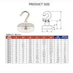 1-40PCS Strong Magnetic Hooks Multi-Purpose Storage Hooks Home Kitchen Bar Storage Hooks Key Storage Hooks Bathroom Hangers