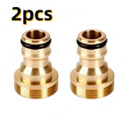 1/2/5PCS Universal Tap Kitchen Adapters Brass Faucet Watering Garden Tools Tap Connector Mixer Hose Adaptor Basin Accessories