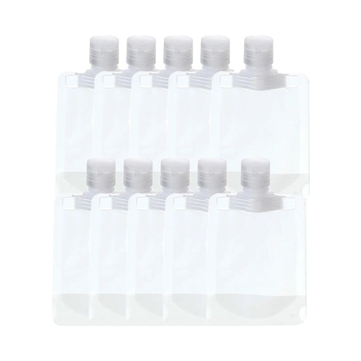 10Pcs 30/50/100ML Travel Storage Bag Portable Packaging Cosmetic Lotion Shower Gel Shampoo Leakproof Refillable Empty Bag