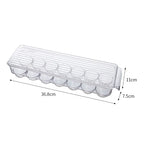 Transparent Refrigerator Storage Box Vegetable Fruit Organizer Fridge Clear Container for Kitchen Food Drinks Storage