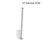 Adhesive Paper Towel Holder Toilet Roll Paper Holder Bathroom Punch-Free Roll Paper Holder Stainless Steel Black Gold Roll Rack