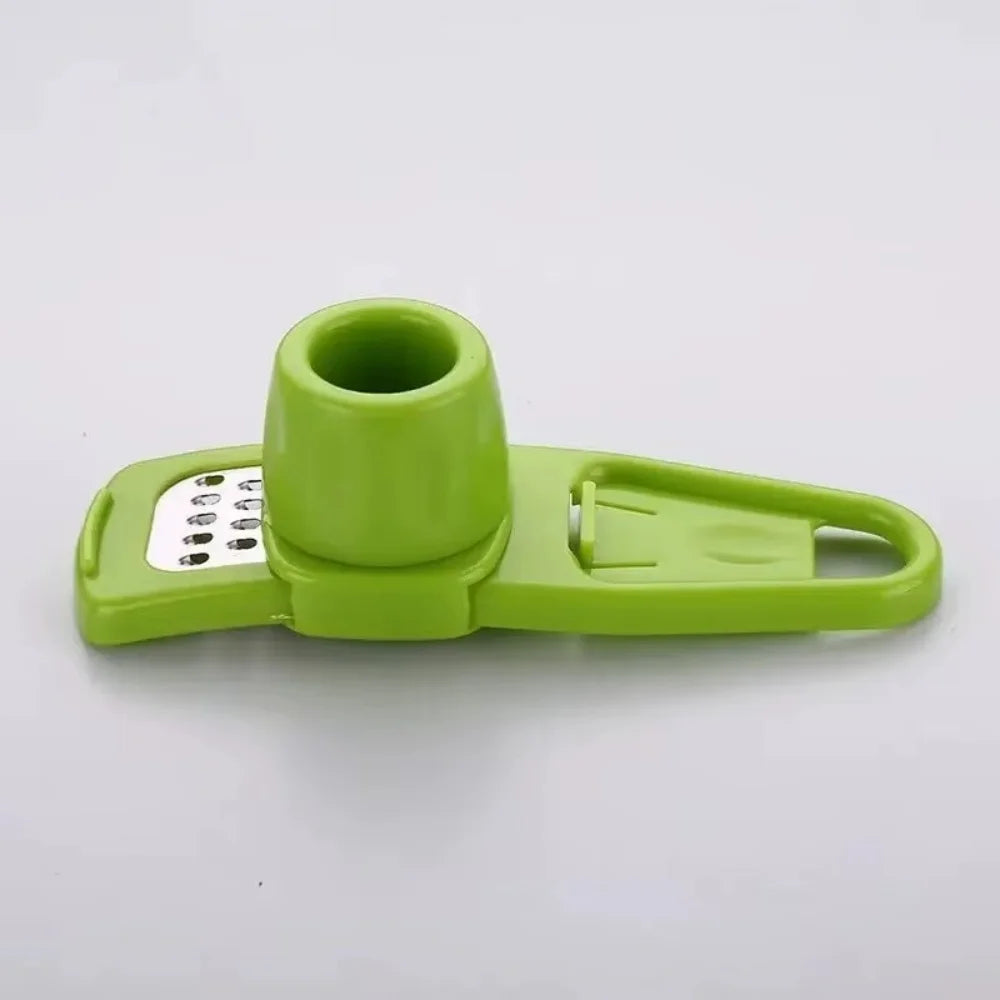 1PCS Mini Garlic Press Grinder Multi-Functional Manual Ginger Garlic Grinding Grater Cutter Garlic Peeler Kitchen Tools Gadgets
