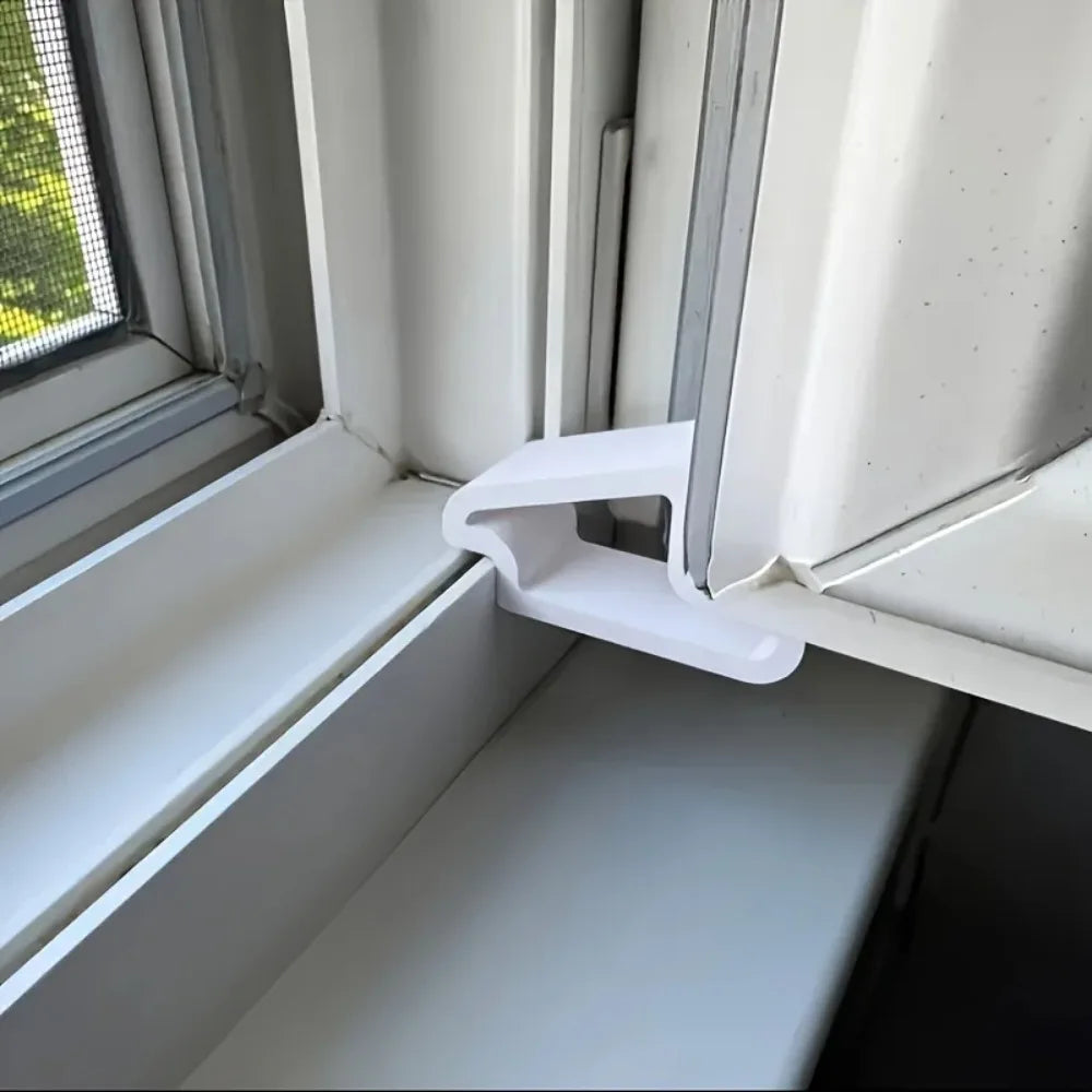 Thickened Window Stopper Anti Slip Design Durable Plastic for Door and Window Security Window Draft Stopper Home Improvement