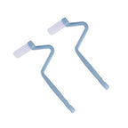 1/2/3PCS Curved Toilet Brush with Long Handle - Household Deep Cleaning Bathroom Accessory - Toilet Cleaning Brushes