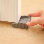 Bidirectional Door Stopper Windproof Safety Door Wedge Prevent Kicking Door Bottom Blocker