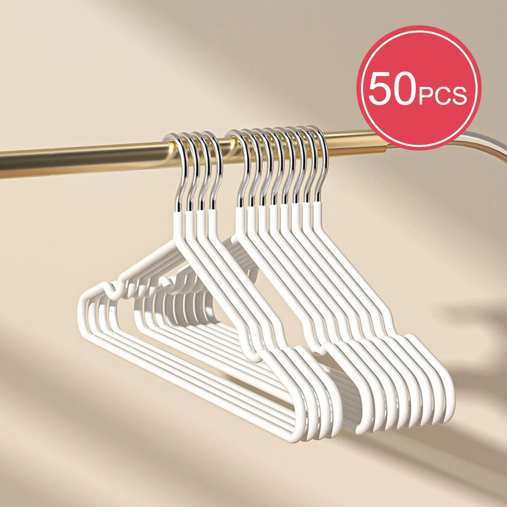 Non marking Clothes Hangers for Home Use Non slip Drying Hangers Metal Thick Clothes Hangers Storage Bedrooms Wardrobes Adult cl