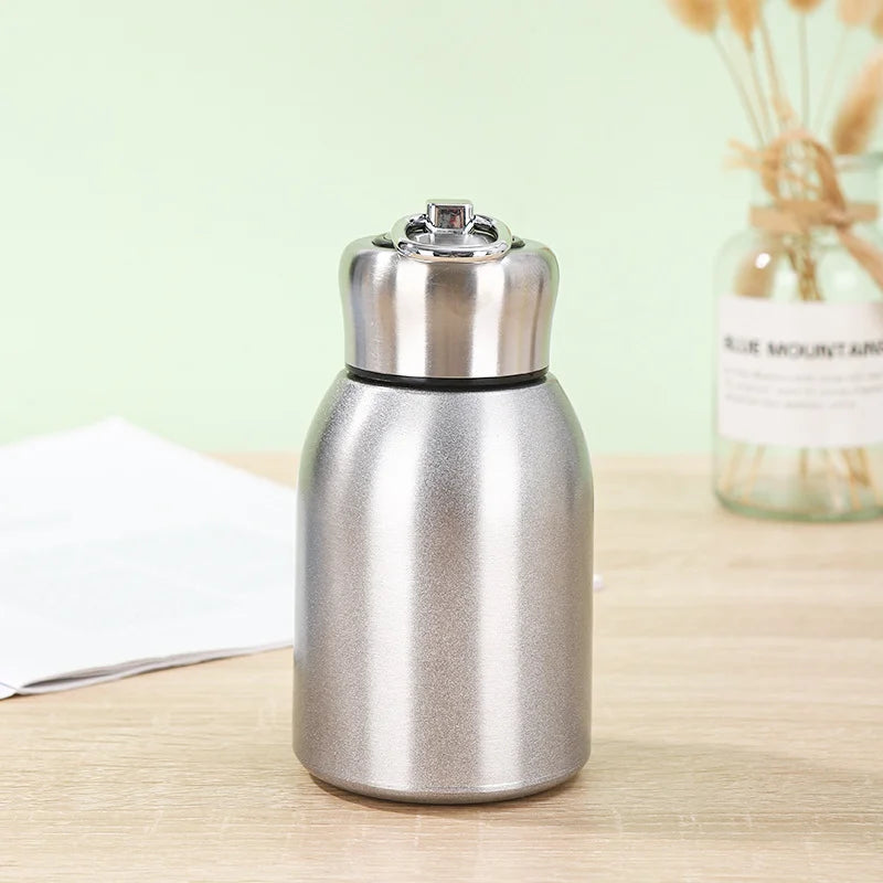 300ml Mini Insulated Travel Mug Made of Stainless Steel Keeps Beverages Hot Cold For Hours Perfect Companion for Camping Trips