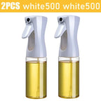 200/300/500ml Oil Spray Olive Oil Spray Bottle Kitchen Cooking Dispenser Camping Baking Vinegar Soy Sauce Sprayer Containers