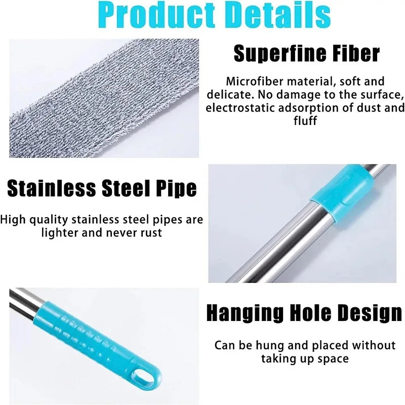 Long Handle Microfiber Duster – Gap & Furniture Cleaning Brush