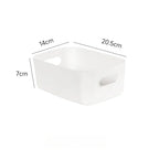 Desktop Storage Box Dormitory Sundries Plastic Cosmetic Storage Box Bathroom Kitchen Sorting Storage Basket Bins