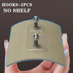 Aluminum Alloy Bathroom Shelves  Punch-free Thickened Tripod Wall-mounted Corner Shelf Bathroom  Accessories Shower Organizer