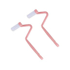 1/2/3PCS Curved Toilet Brush with Long Handle - Household Deep Cleaning Bathroom Accessory - Toilet Cleaning Brushes