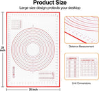 UNTIOR 1PCS Silicone Baking Mat Kneading Pad Dough Mat Pizza Cake Dough Maker Kitchen Cooking Grill Non-Stick Gadgets Bakeware