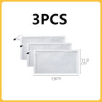 Toy storage bag Children's building blocks small toys special sorting bag bag transparent mesh gauze zipper mesh bag
