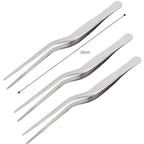 3/1Pcs Kitchen Tweezer Utensil BBQ Tweezer Food Clip Kitchen Bar Chief Tong Stainless Steel Portable for Picnic Barbecue Cooking