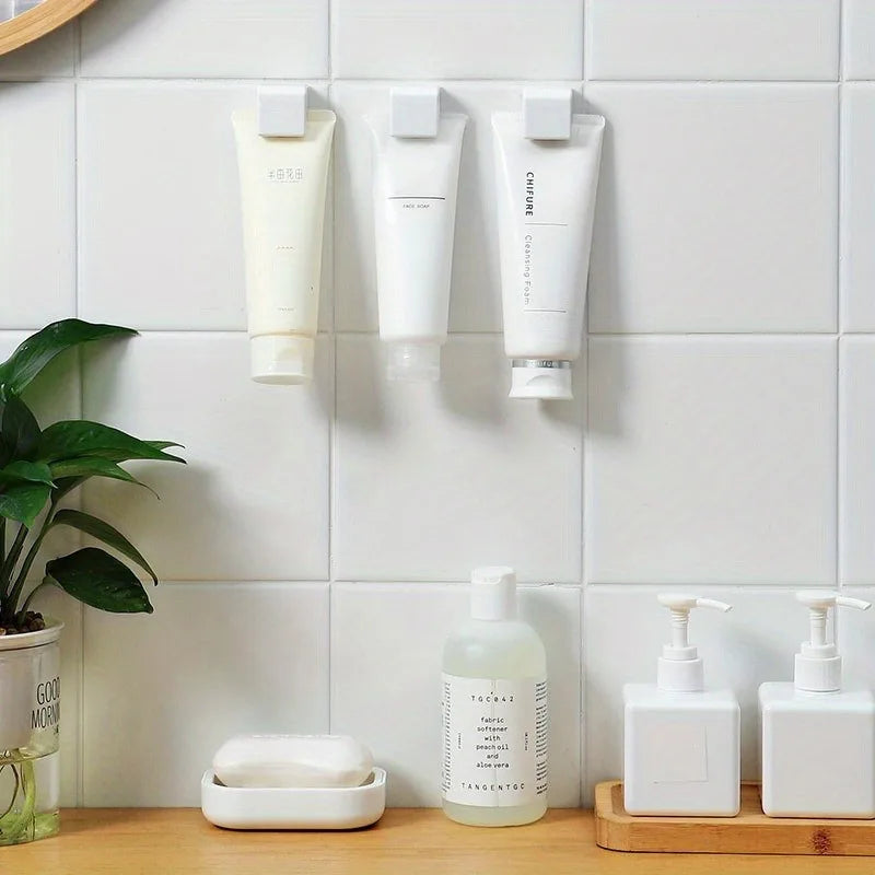 3/5/10Pcs Punch-free Toothbrush Holder Wall-mounted Toothpaste Holder Storage Rack Holders Organizer Bathroom Accessories