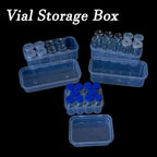 3/5/7/10mL Vial Storage Case Plastic Clear Freezer Tube Box Stackable Microtube Storage Box  Refrigerator Organizer