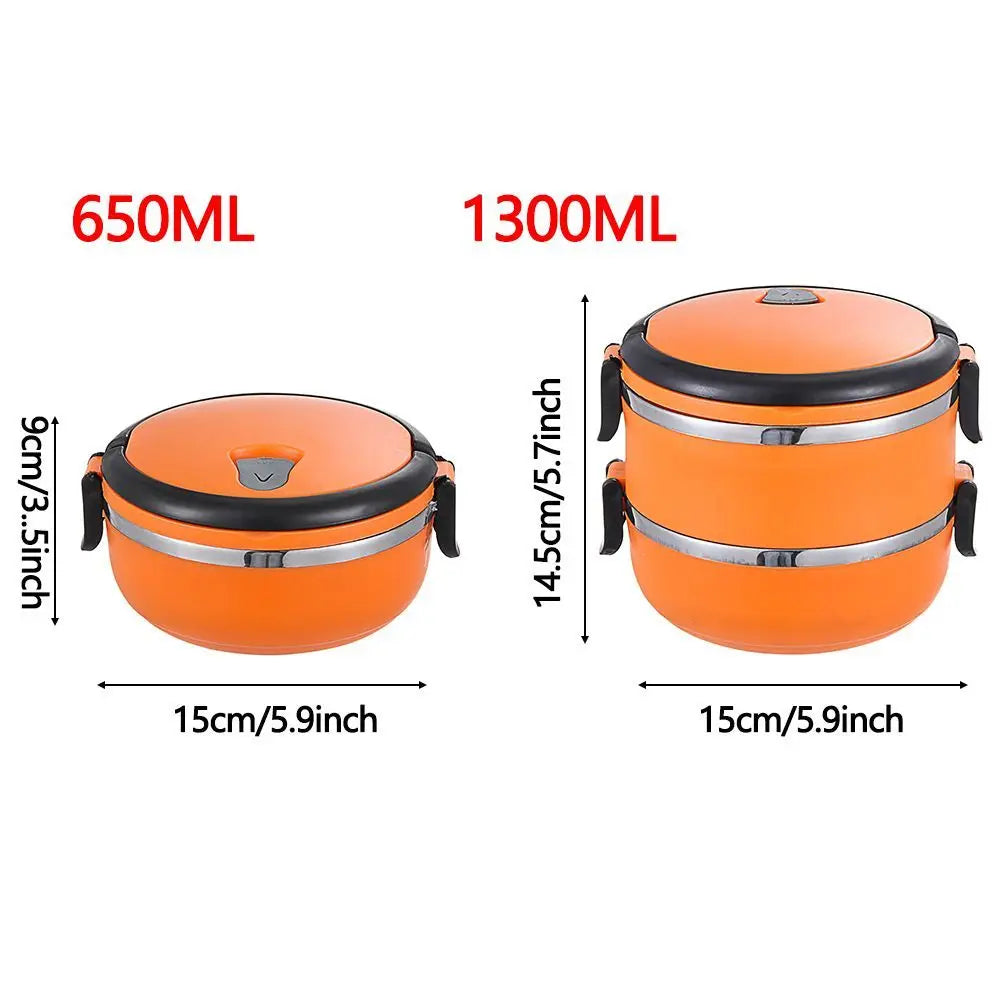 Leakproof Trave Kitchen Storage Vacuum Lunch Box Warmer Food Container Hot Food Flask