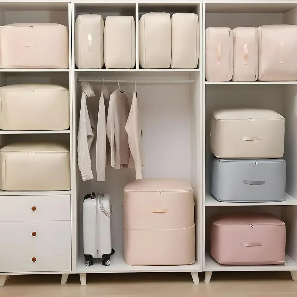 Large Capacity Compression Clothes Storage Bag Waterproof Cabinet Organizer Ultra Space Saving Quilt Pillow Blanket Storagepouch