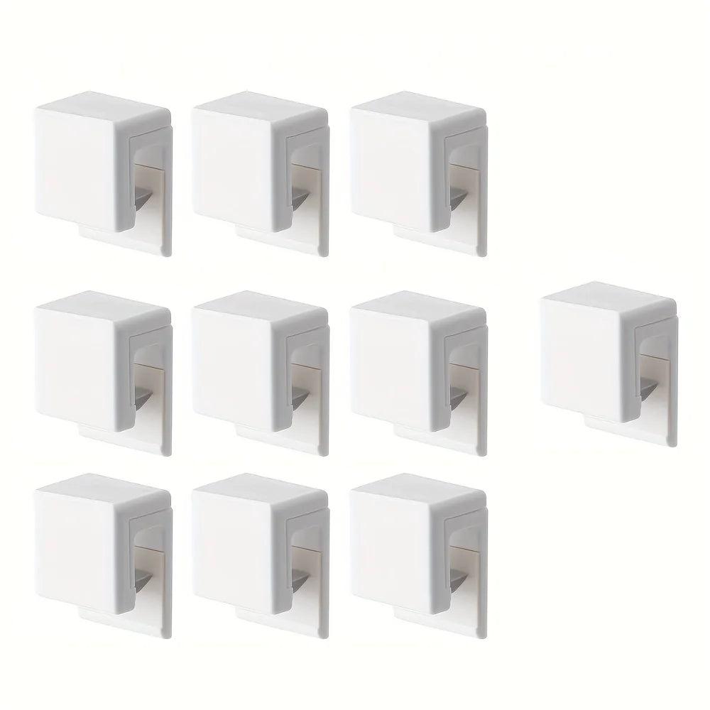 3/5/10Pcs Punch-free Toothbrush Holder Wall-mounted Toothpaste Holder Storage Rack Holders Organizer Bathroom Accessories