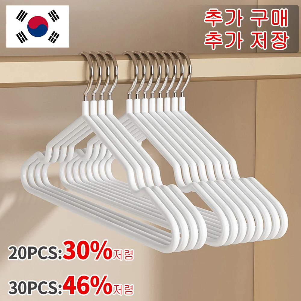 Non marking Clothes Hangers for Home Use Non slip Drying Hangers Metal Thick Clothes Hangers Storage Bedrooms Wardrobes Adult cl