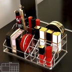 Transparent lipstick Cosmetic Makeup Acrylic Makeup Brush Tool Storage Box Case Make-up Brush Holder Table Organizer Makeup Tool