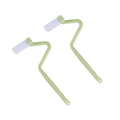 1/2/3PCS Curved Toilet Brush with Long Handle - Household Deep Cleaning Bathroom Accessory - Toilet Cleaning Brushes