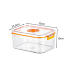 Vacuum Fresh-keeping Box Refrigerator Sealed Canister Microwavable Transparent Food Storage Container Kitchen Organizer Bento