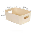 Desktop Storage Box Dormitory Sundries Plastic Cosmetic Storage Box Bathroom Kitchen Sorting Storage Basket Bins