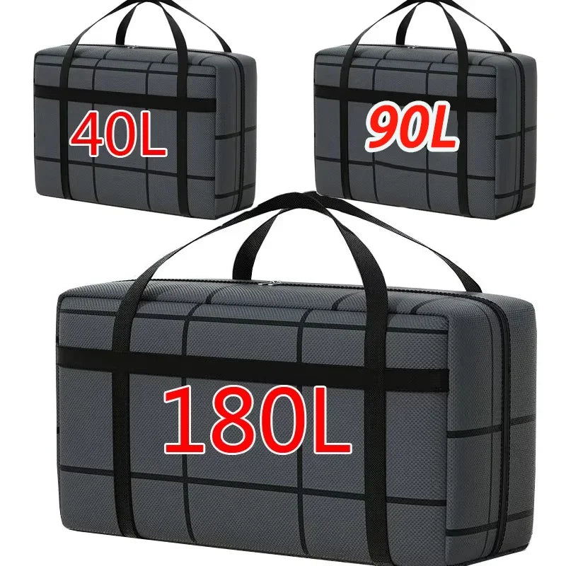 1pc Large-capacity Hand-held Clothes Storage Bag Foldable Dust-proof Non-woven Fabric Packing Bags Bedroom Wardrobe Organizer
