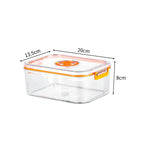 Vacuum Fresh-keeping Box Refrigerator Sealed Canister Microwavable Transparent Food Storage Container Kitchen Organizer Bento
