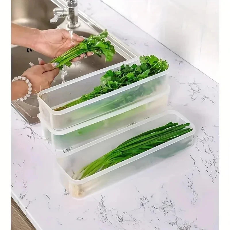 1/4Pcs Transparent Sealed Storage Box Refrigerator fresh-keeping storage box, fresh-keeping Small Food Preservation Boxes
