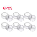 Handles Door Stopper Silicone Gel Door Stop Transparent Wall Protection Door Knob Bumper Furniture Protector Pad Handle Buffer