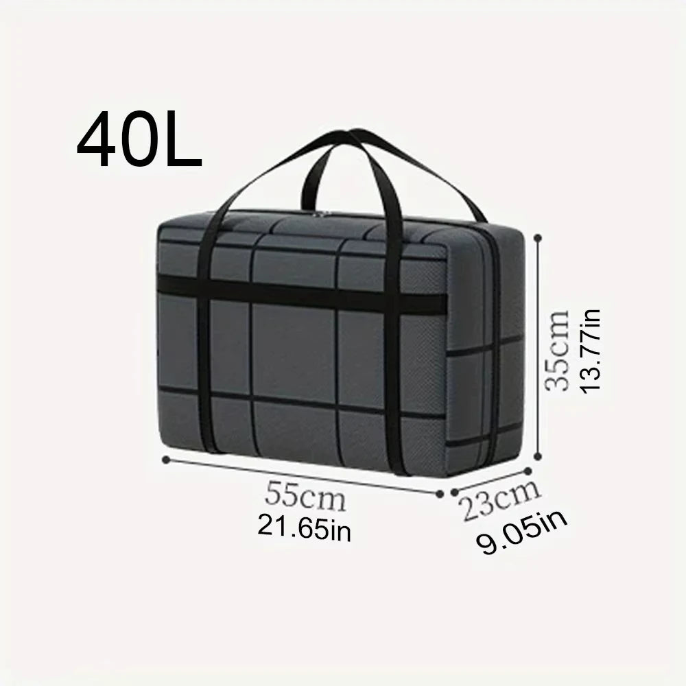 1pc Large-capacity Hand-held Clothes Storage Bag Foldable Dust-proof Non-woven Fabric Packing Bags Bedroom Wardrobe Organizer