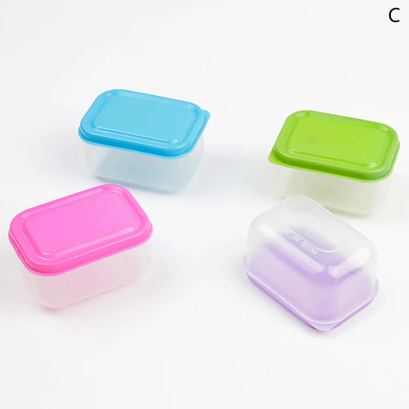 5Pcs Mini Squeeze Bottle Lunch Box Plastic Condiment Bottle Ketchup Salad Dressing Condiment Portable Food Container