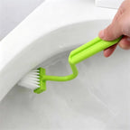 1/2/3PCS Curved Toilet Brush with Long Handle - Household Deep Cleaning Bathroom Accessory - Toilet Cleaning Brushes