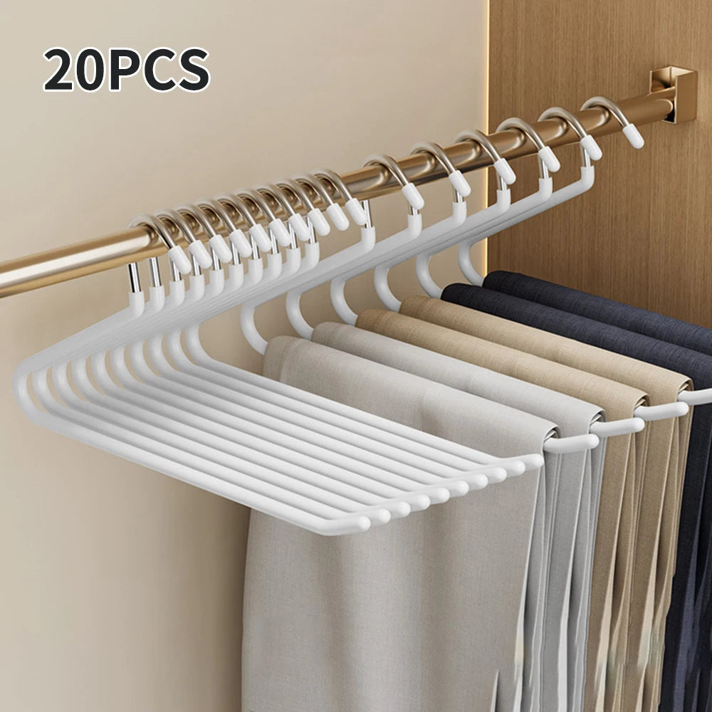 Pants Hanger Clips – 30-Piece Anti-Slip Wardrobe Set