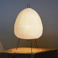 Japanese Design Paper Table Lamp Tripod Rice Paper Table Lamp Japanese Style Lantern Lamp Led Desk Lamp for Bedroom