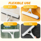 3-in-1 Multifunctional Glass Wiper with Spray Bottle to Clean the Floor and Scrub Household Car Cleaning Tools
