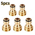 1/2/5PCS Universal Tap Kitchen Adapters Brass Faucet Watering Garden Tools Tap Connector Mixer Hose Adaptor Basin Accessories