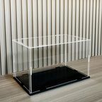 1pc Clear Acrylic Display Case Dustproof Toys Figures Car Trucks Vans Model Box Collection Storage Organizer Countertop Show Box