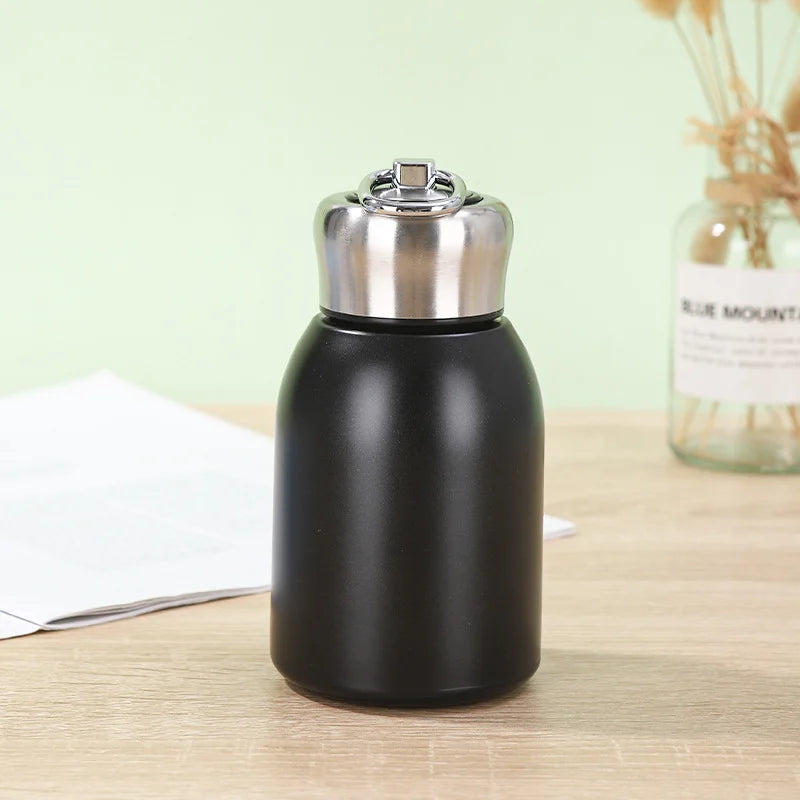 300ml Mini Insulated Travel Mug Made of Stainless Steel Keeps Beverages Hot Cold For Hours Perfect Companion for Camping Trips