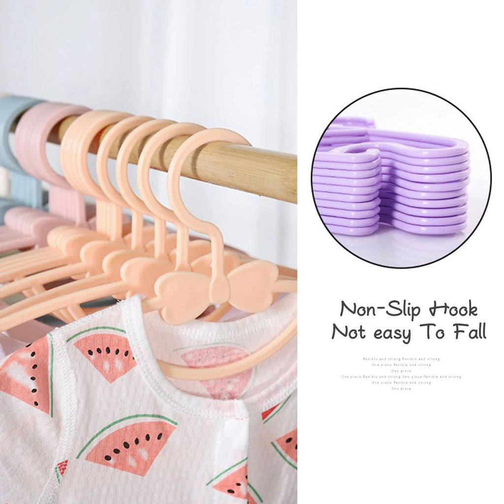 Baby Hanger 10pcs Kids Clothes Hanger Rack Display Cute Hanger Clip Wholesale